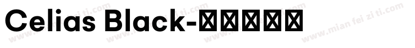 Celias Black字体转换